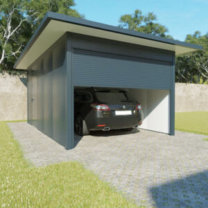 Garage Toit Plat – Panneaux 40 mm & Sécurité Renforcée