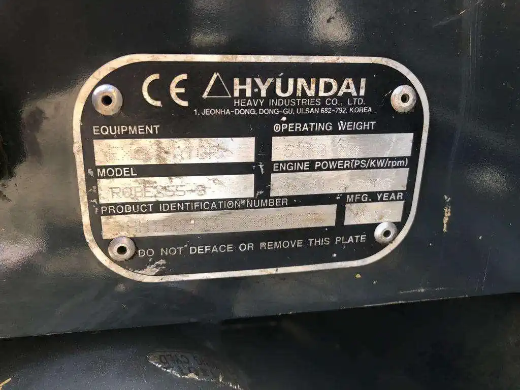 Mini-pelle Hyundai R55-9 5,5T – Occasion Fiable – Image 2